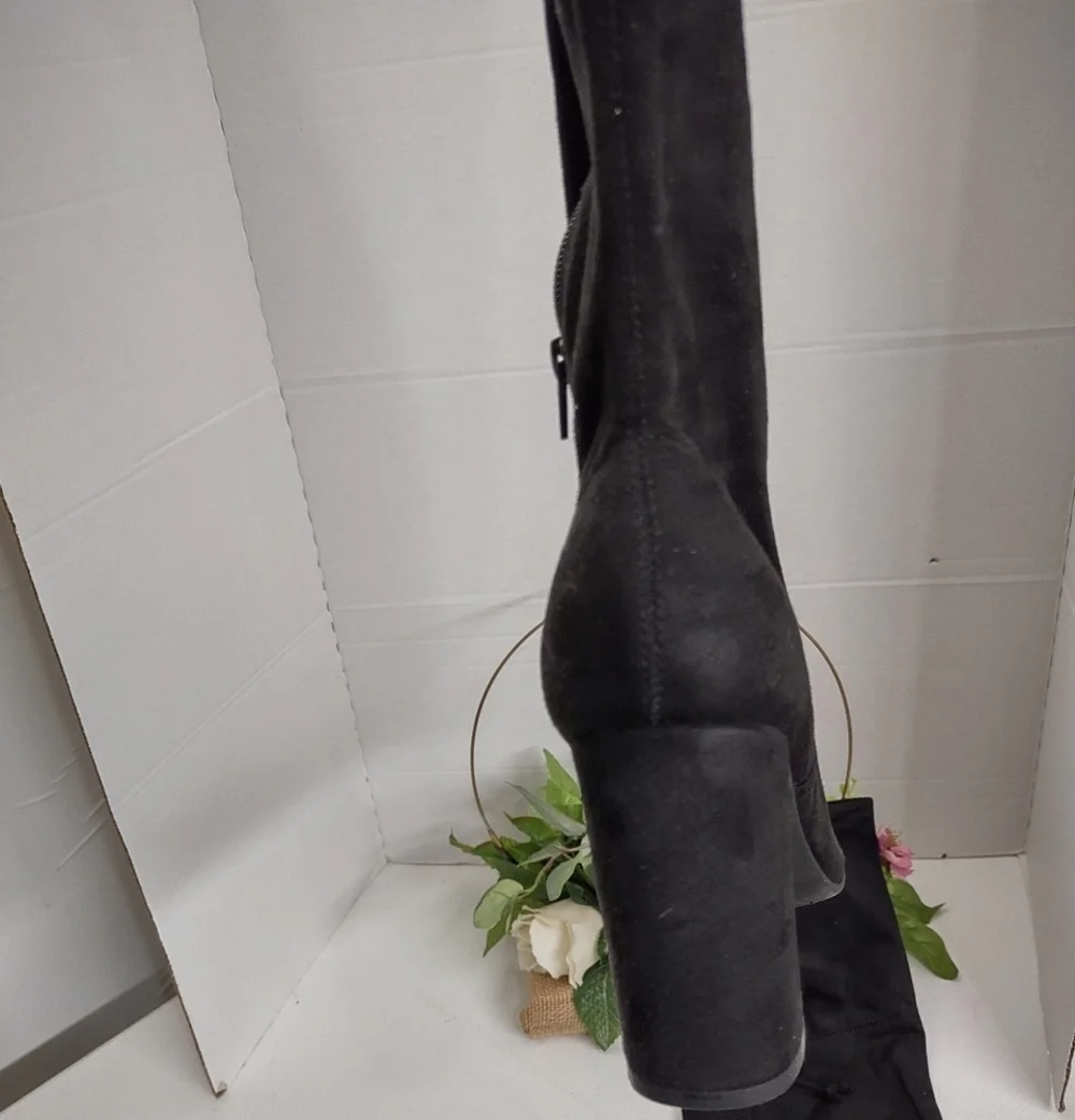 Black Over-the-Knee Women's Boots